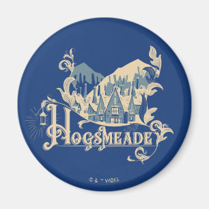 HOGSMEADE™ Grafik des alten Dorfes Magnet