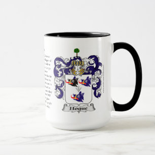 Hogue Familien-Wappen Tasse