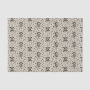 HOGWARTS™ Beige Muster Seidenpapier