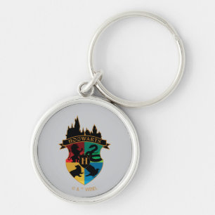 HOGWARTS™ Burg Wappen Haus Stolz Abzeichen Schlüsselanhänger