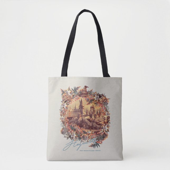 HOGWARTS™ CASTLE Blumengrafik Tasche (Vorderseite)