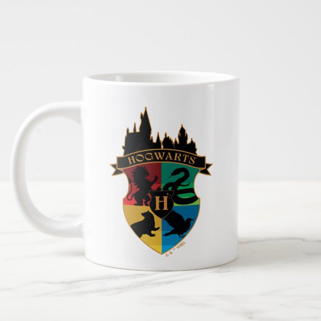 HOGWARTS™ Castle Wappen House Pride Abzeichen Jumbo-Tasse (Links)