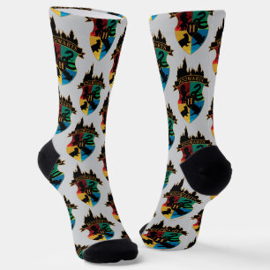 HOGWARTS™ Castle Wappen House Pride Abzeichen Socken