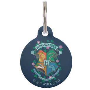 HOGWARTS™ Florales Wappen Haustiermarke