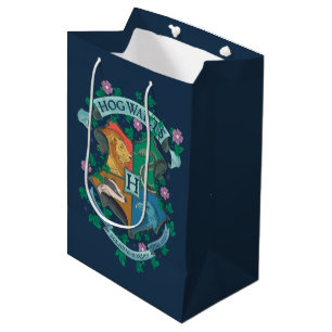 HOGWARTS™ Florales Wappen Mittlere Geschenktüte