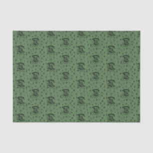 HOGWARTS™ Green Pattern Seidenpapier