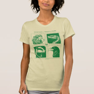 HOGWARTS™ Haus-Tiere-Raster T-Shirt