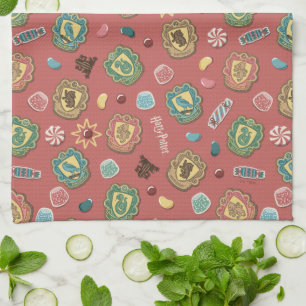 HOGWARTS™ Häuser-Feiertags-Cookie-Muster Geschirrtuch