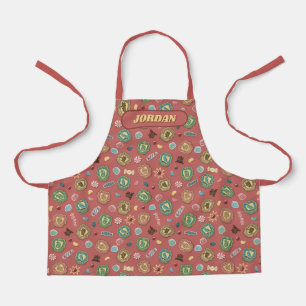 HOGWARTS™ Häuser-Feiertags-Cookie-Muster Schürze