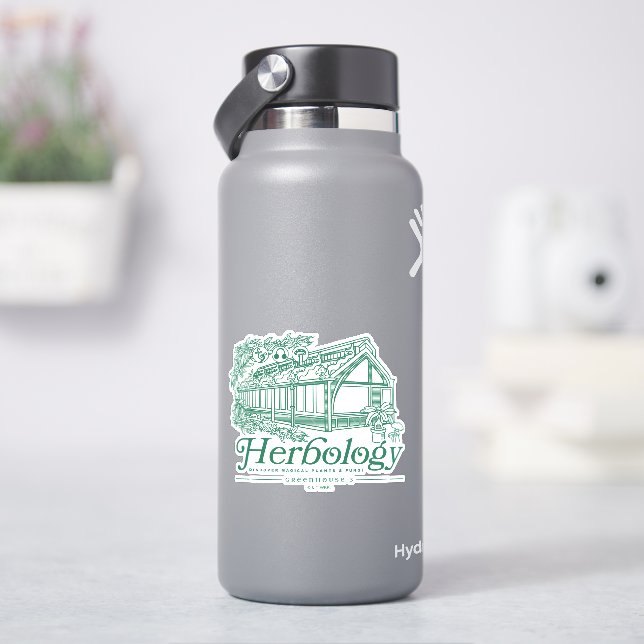 HOGWARTS™ Herbology Greenhouse Aufkleber (HydroFlask)