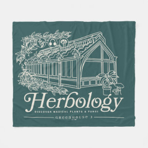 HOGWARTS™ Herbology Greenhouse Fleecedecke