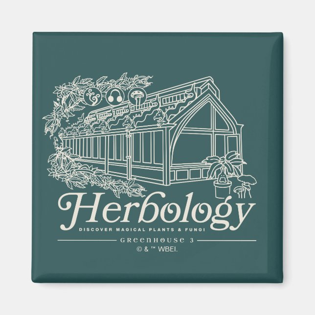 HOGWARTS™ Herbology Greenhouse Magnet (Vorne)