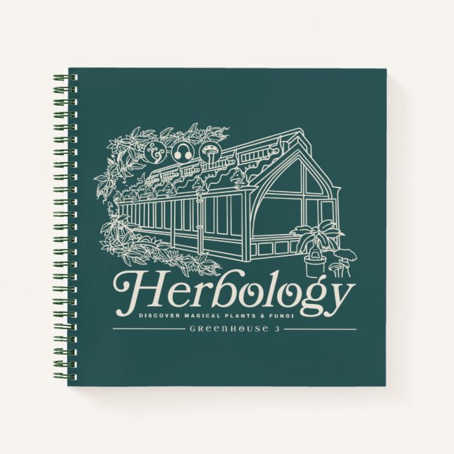 HOGWARTS™ Herbology Greenhouse Notizbuch (Vorderseite)