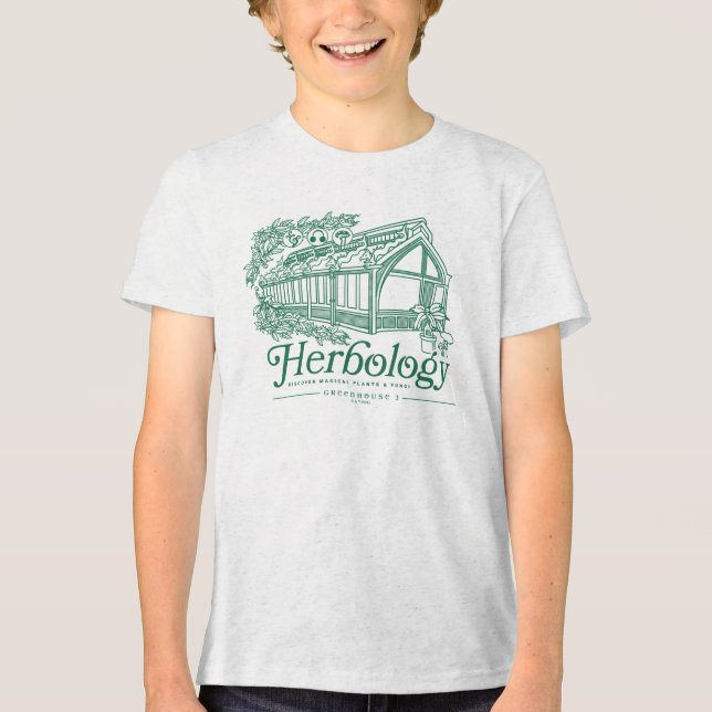 HOGWARTS™ Herbology Greenhouse Tri-Blend Shirt (Vorderseite)