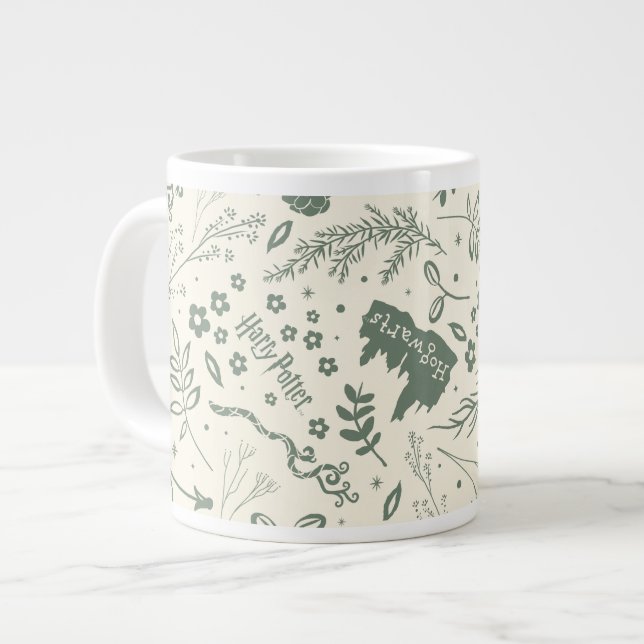 HOGWARTS™ Herbology Magic Pattern Jumbo-Tasse (Vorderseite Links)