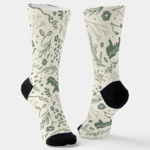 HOGWARTS™ Herbology Magic Pattern Socken
