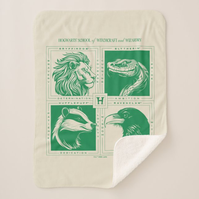 HOGWARTS™ House Animals Grid Sherpadecke (Vorderseite)