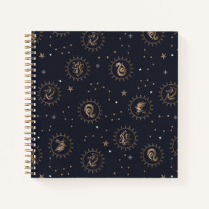 Hogwarts House Wappen Constellation Pattern Notizbuch