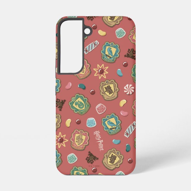 HOGWARTS™ Houses Holiday Cookies Muster Samsung Galaxy Hülle (Rückseite)