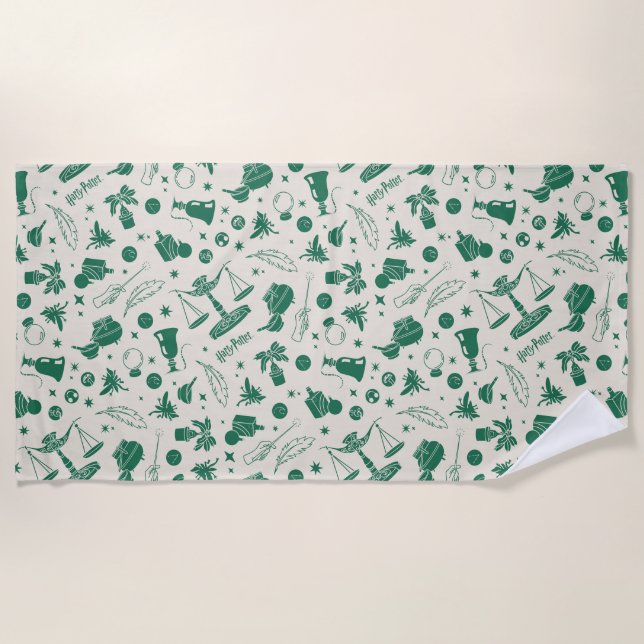 HOGWARTS™ Klassenmuster Strandtuch (Vorderseite)