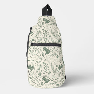 HOGWARTS™ Kräuterkunde-Magie-Muster Crossbody Bag