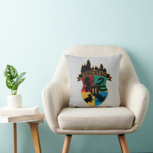 HOGWARTS™ Schloss-Wappen-Haus-Stolz-Abzeichen Kissen