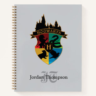 HOGWARTS™ Schloss-Wappen-Haus-Stolz-Abzeichen Notizbuch