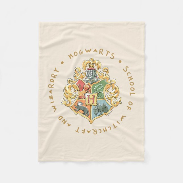 HOGWARTS™ Schule für Hexerei und Zauberei Fleecedecke (Vorderseite)
