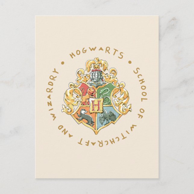 HOGWARTS™ Schule für Hexerei und Zauberei Postkarte (Vorderseite)