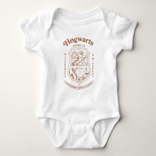 HOGWARTS™ Schule für Hexerei und Zauberei Wappen Baby Strampler