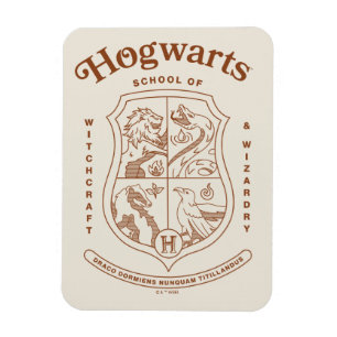 HOGWARTS™ Schule für Hexerei und Zauberei Wappen Magnet
