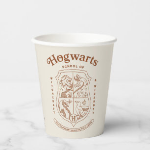 HOGWARTS™ Schule für Hexerei und Zauberei Wappen Pappbecher