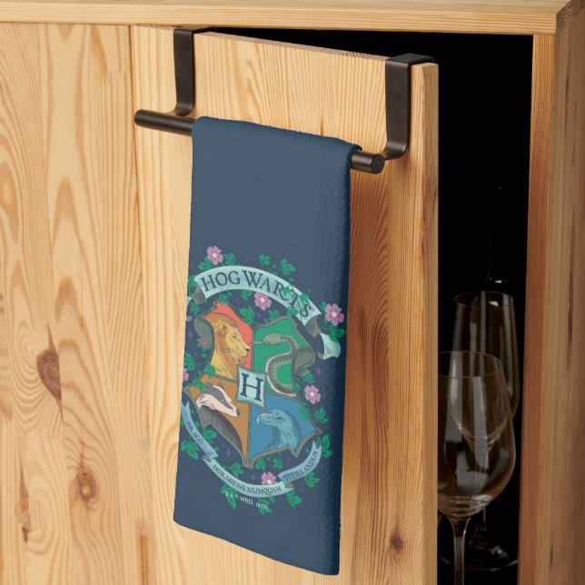 HOGWARTS™ Wappen Geschirrtuch (Drittel gefaltet)