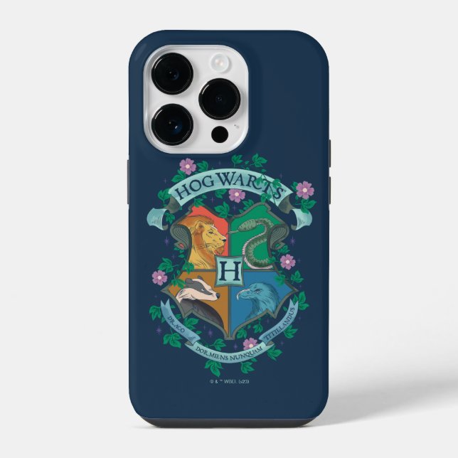 HOGWARTS™ Wappen iPhone 14 Pro Hülle (Rückseite)