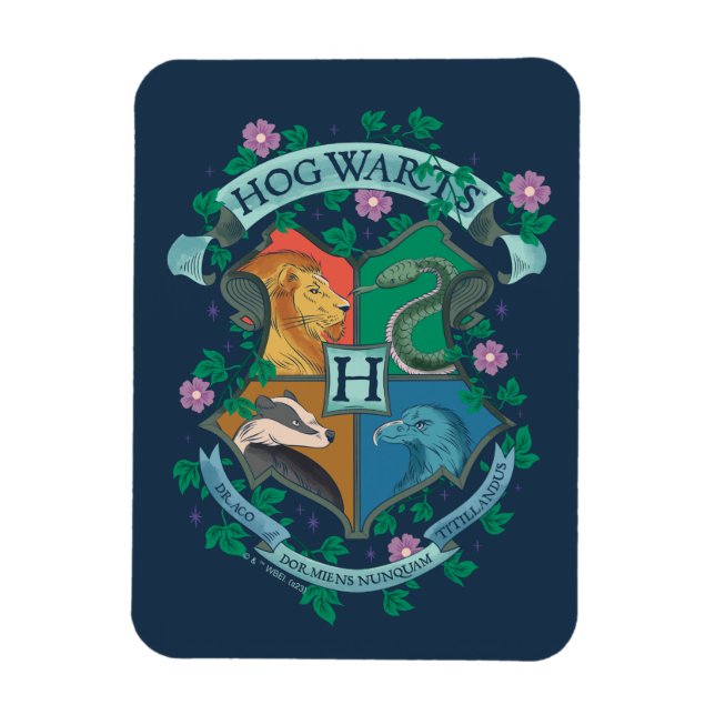 HOGWARTS™ Wappen Magnet (Vertikal)