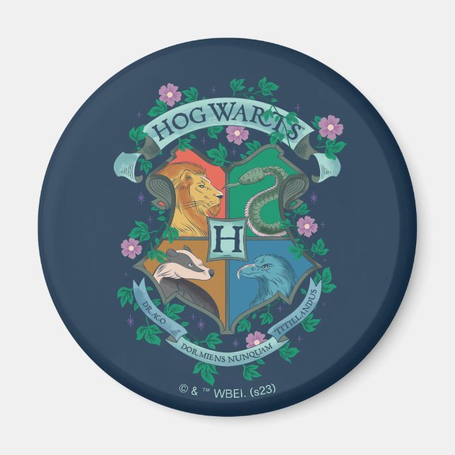 HOGWARTS™ Wappen Magnet (Vorne)