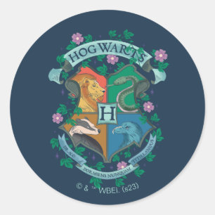 HOGWARTS™ Wappen Runder Aufkleber