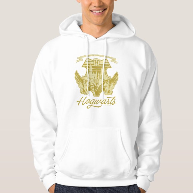 HOGWARTS™ Winged Shield Graphic Hoodie (Vorderseite)