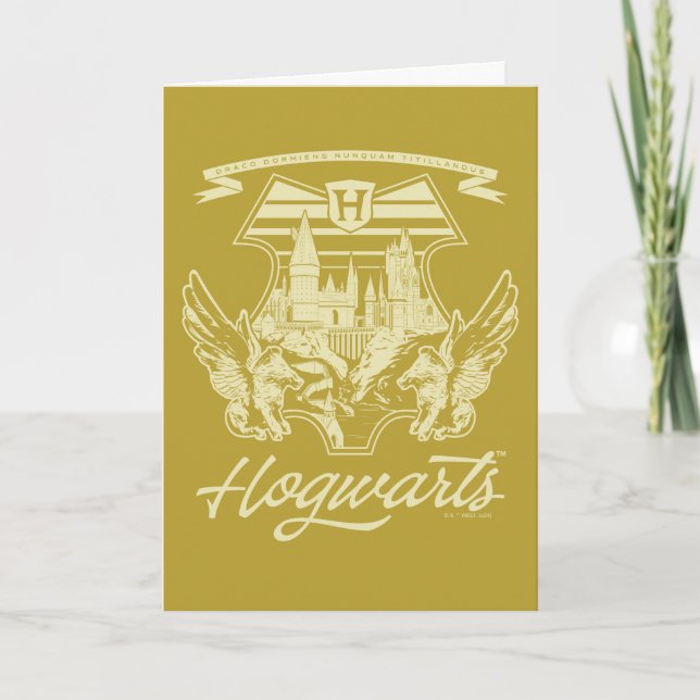 HOGWARTS™ Winged Shield Graphic Karte (Vorderseite)