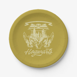 HOGWARTS™ Winged Shield Graphic Pappteller