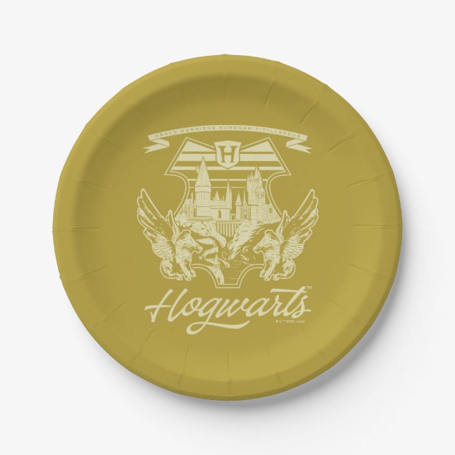 HOGWARTS™ Winged Shield Graphic Pappteller (Vorderseite)
