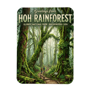 Hoh-Regenwald Washington Magnet