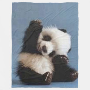 HOHE 5 PANDA FLEECEDECKE