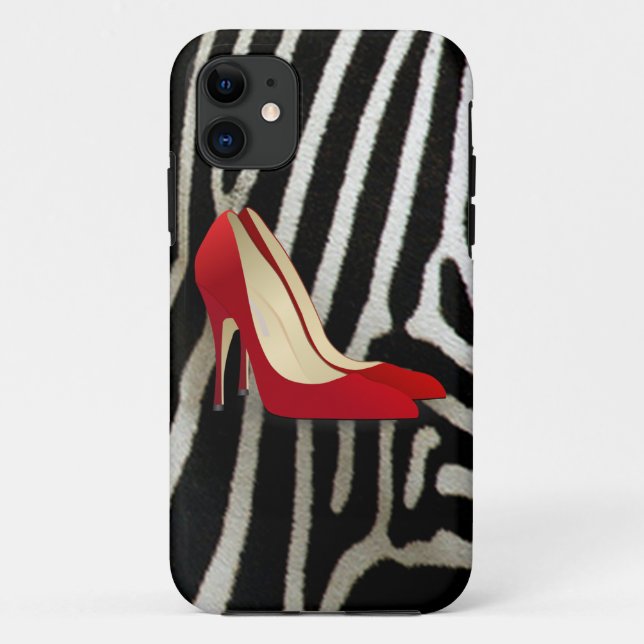 hohe Absätze rot Case-Mate iPhone Hülle (Rückseite)