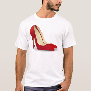 hohe Absätze rot T-Shirt