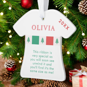 Höhe ändern Ribbon Height Weihnachten Ornament