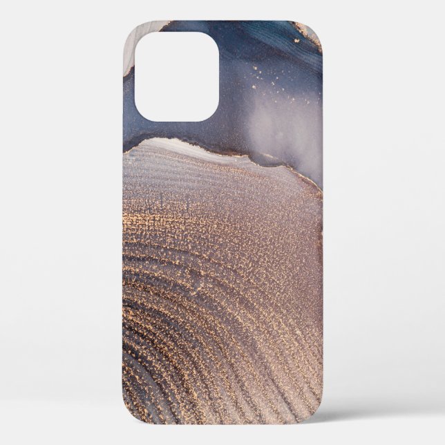 Hohe Auflösung. Luxuriöse abstrakte Flüssigkunstma Case-Mate iPhone Hülle (Rückseite)
