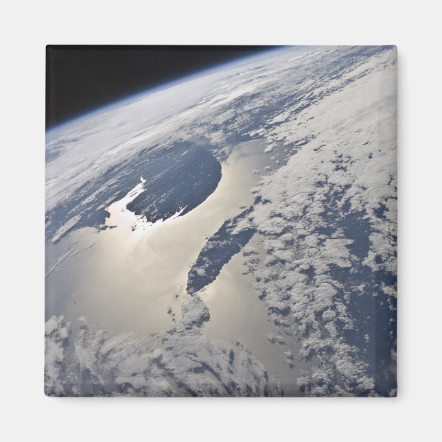 Hohe Aussicht auf die Halbinsel Gaspe Magnet (Vorne)