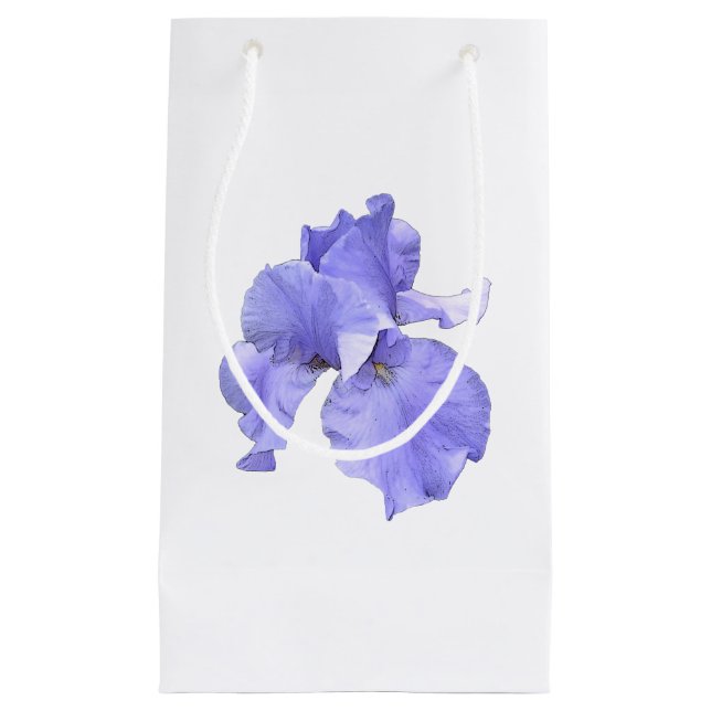 Hohe bärtige lila Iris Kleine Geschenktüte (Vorderseite)