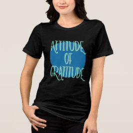 Höhe der Dankbarkeit - Slogan für 12 Stufen Erholu Tri-Blend Shirt